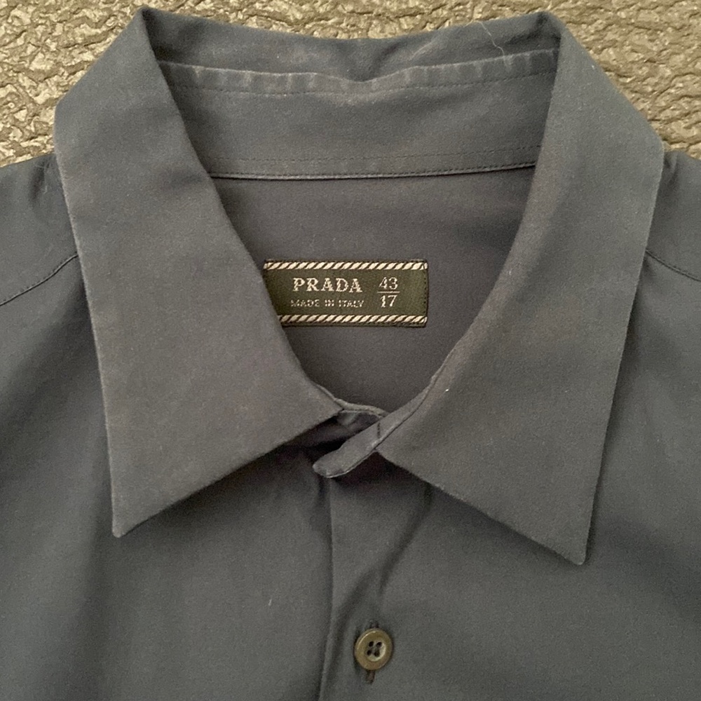 Prada Mens Button Down Shirt
